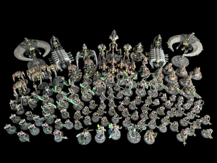 Armée Necron Tabletop+ 132 Figurines, figurine Armées complètes (Projets d’envergure), peinte à Marseille par Pint of Paint
