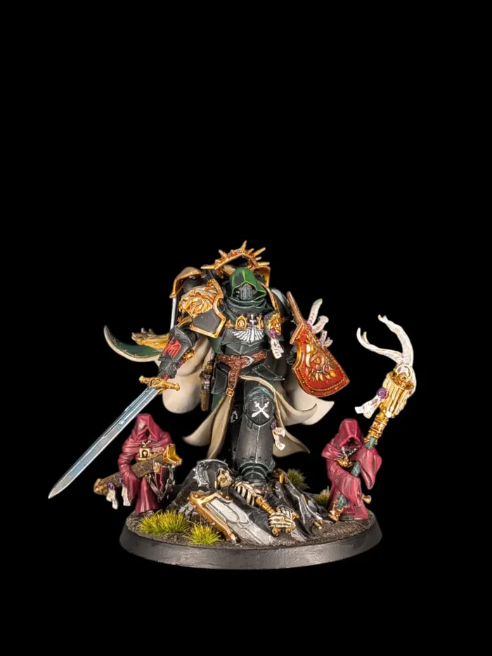 Lion El Jonson, figurine Dark Angels (Warhammer 40,000), peinte à Marseille par Pint of Paint