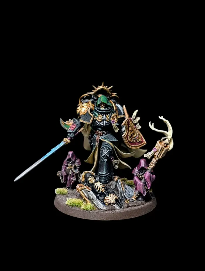 Lion El Jonson, figurine Dark Angels (Warhammer 40,000), peinte à Marseille par Pint of Paint