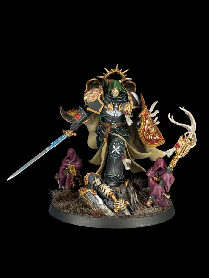 Lion El Jonson, figurine Dark Angels (Warhammer 40,000), peinte à Marseille par Pint of Paint