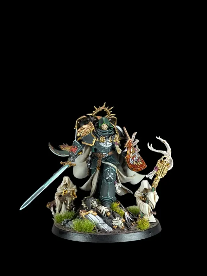 Lion El Jonson, figurine Dark Angels (Warhammer 40,000), peinte à Marseille par Pint of Paint