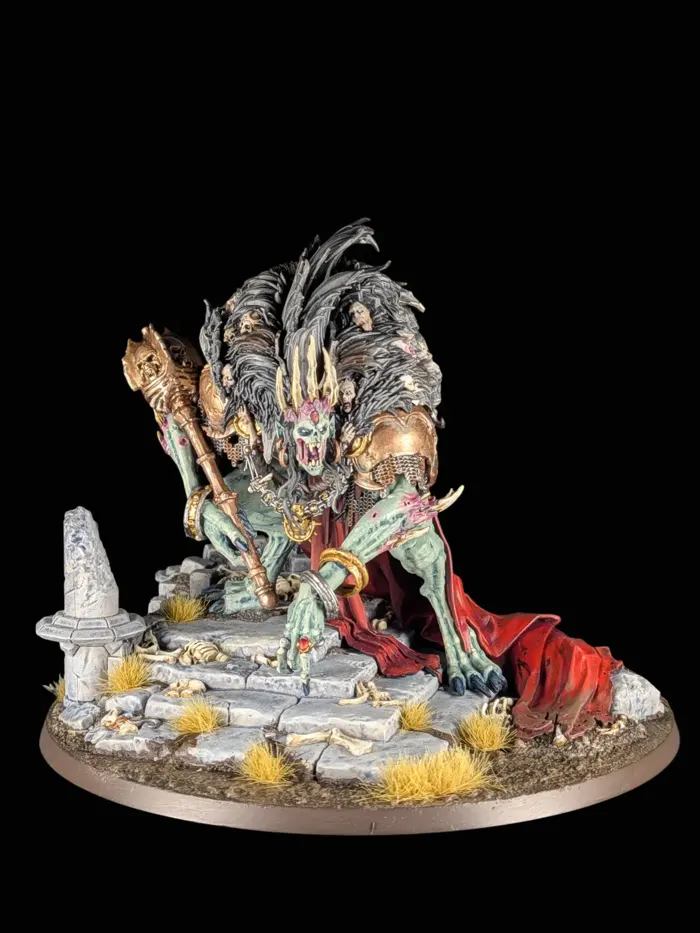 Ushoran Mortarque du Delirium, figurine Flesh-eater Courts (Age of Sigmar), peinte à Marseille par Pint of Paint
