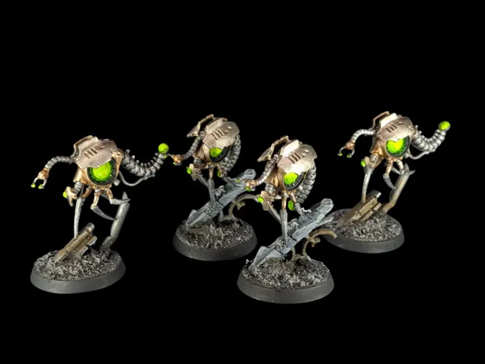 Canoptek Macrocyte Warriors, figurine Nécrons (Warhammer 40,000), peinte à Marseille par Pint of Paint