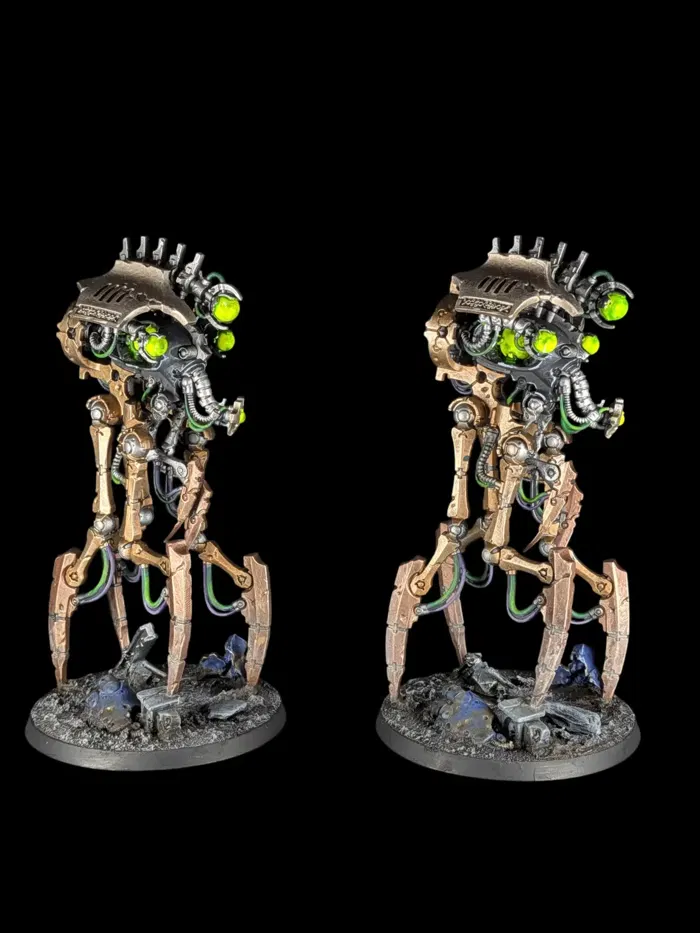 Canoptek Reanimator, figurine Nécrons (Warhammer 40,000), peinte à Marseille par Pint of Paint