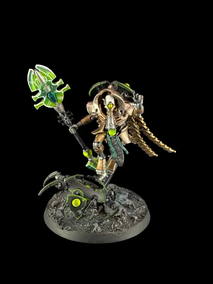 Cryptek, figurine Nécrons (Warhammer 40,000), peinte à Marseille par Pint of Paint