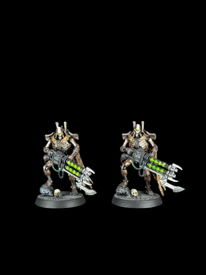 Garde Royal, figurine Nécrons (Warhammer 40,000), peinte à Marseille par Pint of Paint