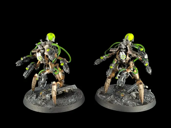 Hexmark Destroyer, figurine Nécrons (Warhammer 40,000), peinte à Marseille par Pint of Paint