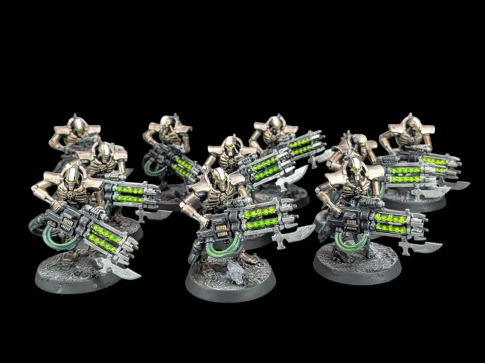 Immortals, figurine Nécrons (Warhammer 40,000), peinte à Marseille par Pint of Paint