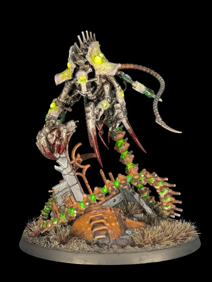 Nékrosor Ammentar, figurine Nécrons (Warhammer 40,000), peinte à Marseille par Pint of Paint