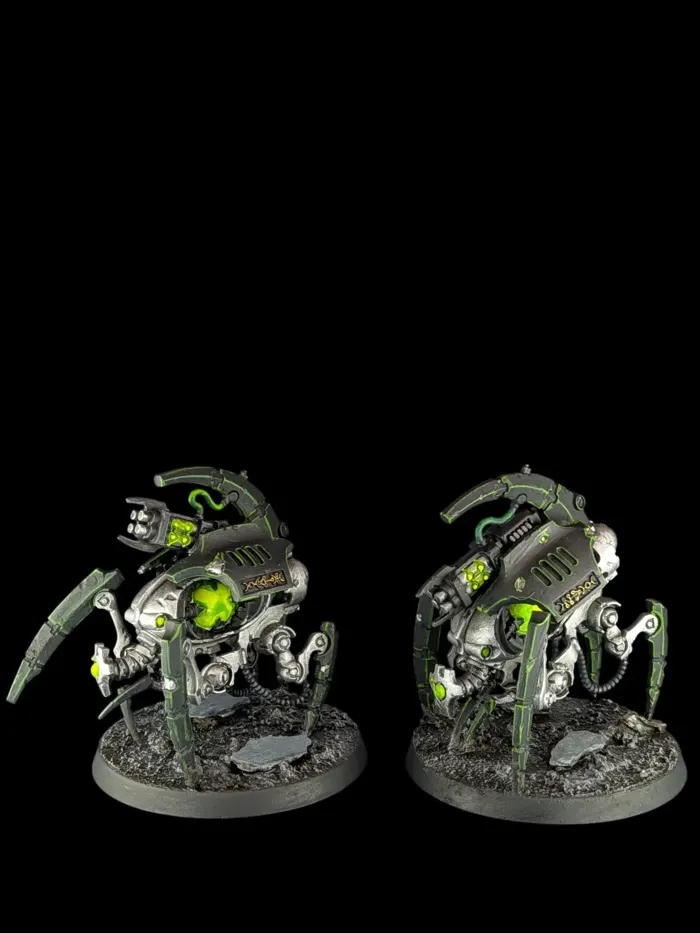 Tomb Crawlers, figurine Nécrons (Warhammer 40,000), peinte à Marseille par Pint of Paint