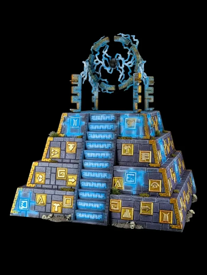 Machine de terraformation, figurine Seraphon (Age of Sigmar), peinte à Marseille par Pint of Paint