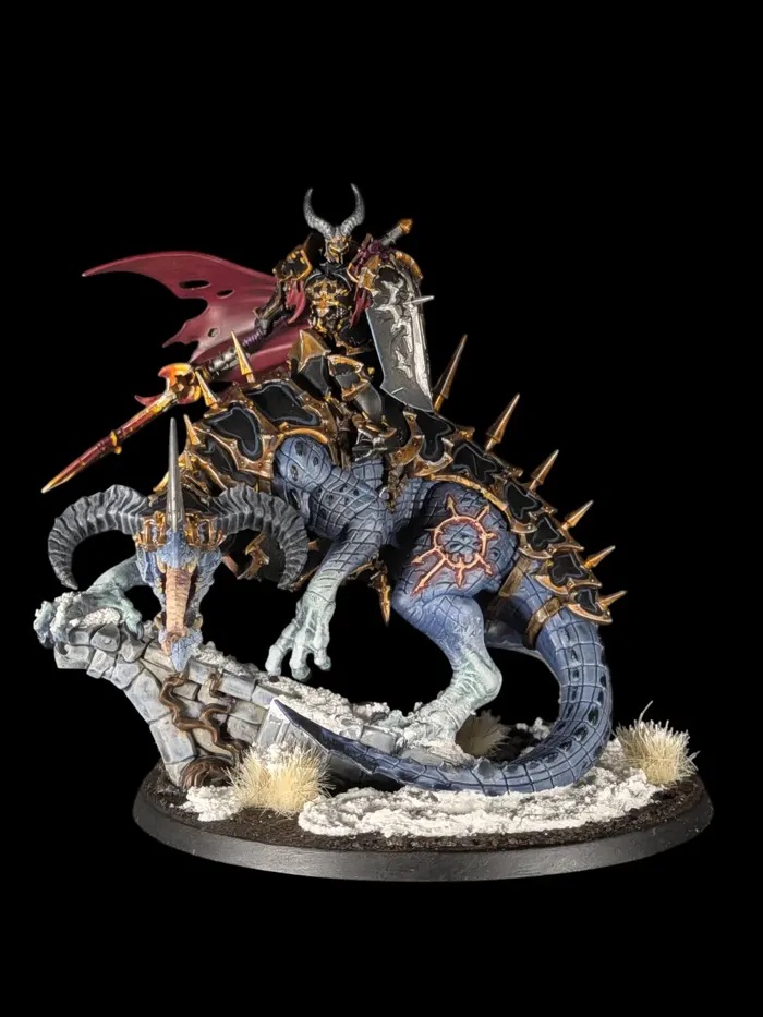 Abraxia Lance de l'elu eternel, figurine Slaves to Darkness (Age of Sigmar), peinte à Marseille par Pint of Paint