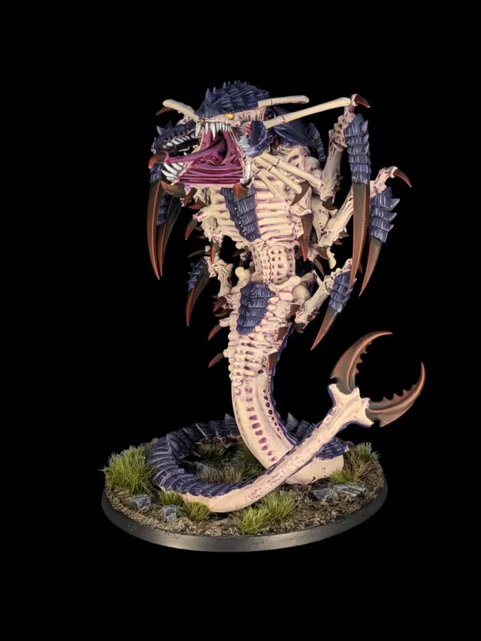 Mawloc, figurine Tyranides (Warhammer 40,000), peinte à Marseille par Pint of Paint