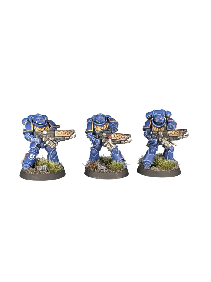Infernus Ultramarine, figurine Ultramarines (Warhammer 40,000), peinte à Marseille par Pint of Paint