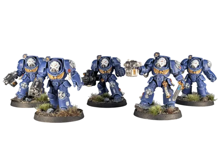 Terminator Ultramarine, figurine Ultramarines (Warhammer 40,000), peinte à Marseille par Pint of Paint