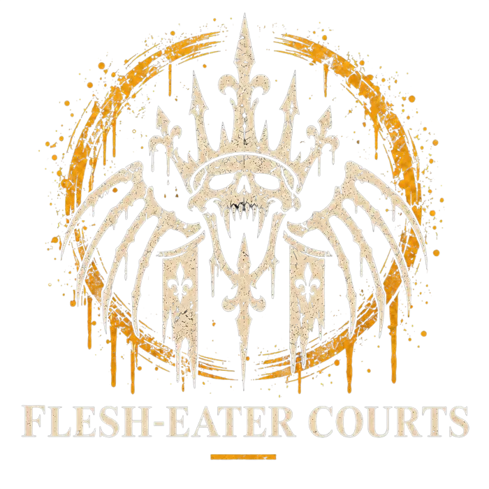 Symbole Flesh-eater Courts, figurines peintes par Pint of Paint à Marseille