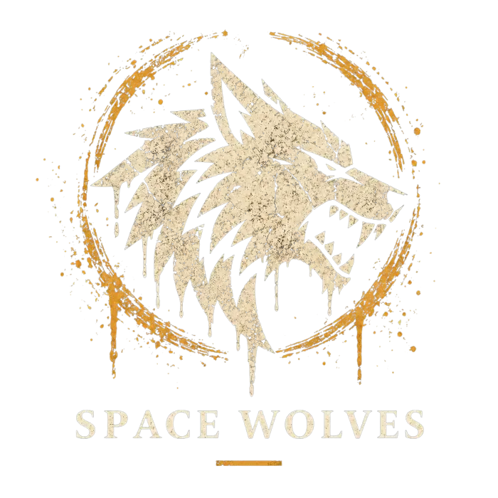 Symbole Space Wolves, figurines peintes par Pint of Paint à Marseille